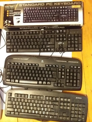 5 tastaturi dif. modele,cu lumini: A4 Tech, Logitech tastatura  - imagine 3