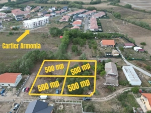 Oferta - Comision 0% Parcela teren de 500 mp cu utilitati 