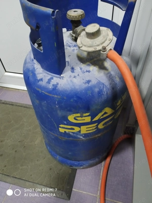 butelie albastra de aragaz 