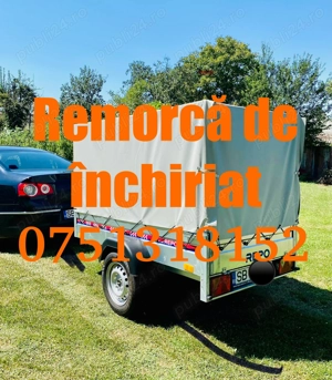 Remorca de inchiriat   750kg  cat.B   Prelată