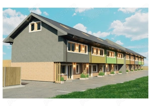 La 600 m de Centrul Vechi   PROIECT NOU   case tip insiruite P+E+M, s.c.198 mp - imagine 2