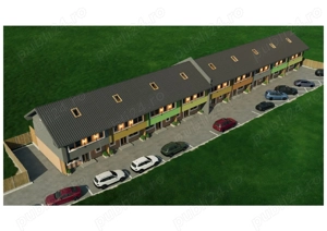 La 600 m de Centrul Vechi   PROIECT NOU   case tip insiruite P+E+M, s.c.198 mp - imagine 3