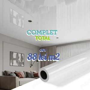 Amenajări interioare - tavane stretch ceiling. Înlocuiește rigips, zugraveală, glet, rapid