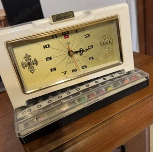 ceas de masa desteptator vintage Shanghai Diamond mecanism cupru