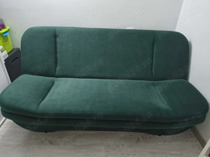 Canapea extensibila tapiterie catifea