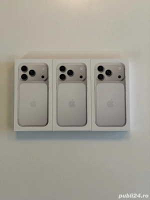 iPhone 17 Pro 256 & 512GB Silver Nou!