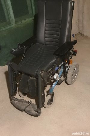 Scaun rulant electric ca nou, folosit o singură dată am.si un pat electric pentru persoane cu dizab - imagine 2