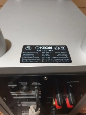 Subwoofer activ Canton AS-120 MX - imagine 3