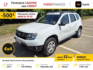Dacia Duster 1.5 dCi 4x4 Laureate 2017, 1.5 Diesel Manuala, 110 CP, 6+1 trepte