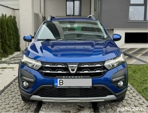 Dacia Sandero Stepway 2022 - GPL din fabrică - 43.000 KM - ECO G-100CP - Climatronic - Blue Iron.