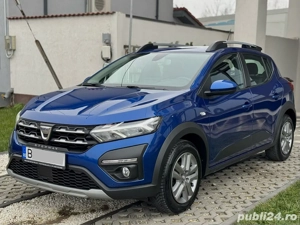 Dacia Sandero Stepway 2022 - GPL din fabrică - 43.000 KM - ECO G-100CP - Climatronic - Blue Iron.