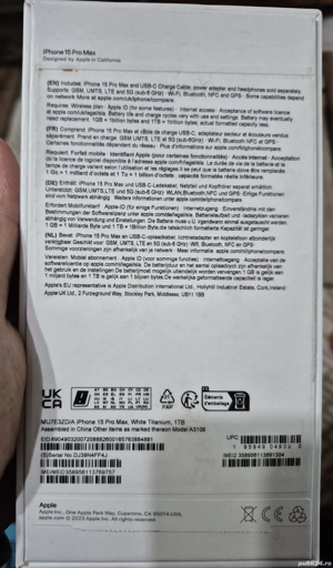 iPhone 15 Pro Max 1 TB nou piese