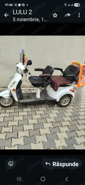 De vânzare Tricicleta electrică pentru persoane cu dizabilități sau în vârstă, negociabil!