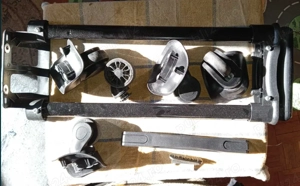 Troler 4 roți, mânere - imagine 2