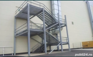 fac scări metalice zincate de interior exterior incendiu orice dimensiuni la comanda nr  