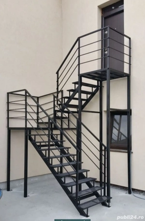 confecționăm scări metalice zincate 
