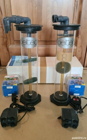 Reactoare cu pat fluidizat + pompe pentru acvarii