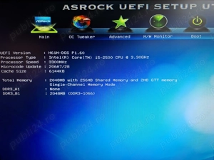 Placa de baza ASROCK H61M-DGS + CPU I5 2500 - imagine 4