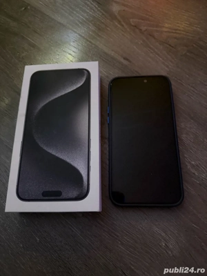 iphone 15 pro max negru, 256