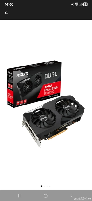 Placa Video RX 6600 8 gb DDR6 OC