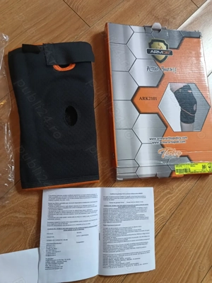 Orteza scurta Nouă genunchi suport rotula si ligamente. Marimea S