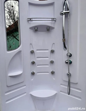 Cabină de duș cu hidromasaj 1,9 x 2 m