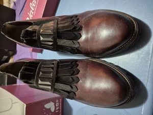 Pantofi dama, TAMARIS, brand Germania, marime 41, grena, noi