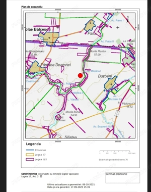 URGENT vând 3, 02 ha de teren agricol la 35 min de București, lângă Autostrada soarelui A2 și lac. 