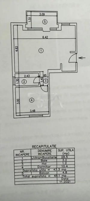 2 camere-OPEN-SPACE-Academia Militara - imagine 8