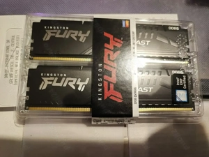 Memorie RAM DDR5 Kingston Fury, capacitate 32 GB (kit 2x16 GB), viteza 5600 MT s