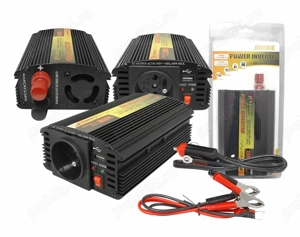 Invertor tensiune 12V 300W cu 2 porturi USB