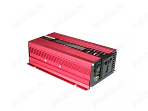 Invertor 24V 1500W cu LCD si USB