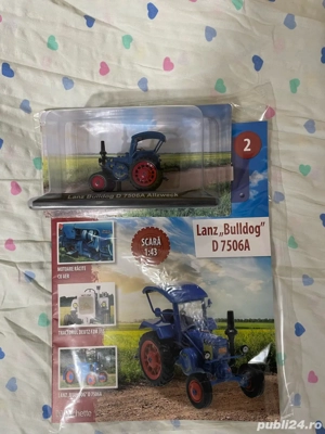 Macheta tractor Lanz Bulldog D 7506A Allzweck - Hacette scara 1 43;
