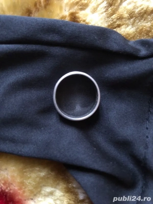 inel de argint 925 cu email cobalt - imagine 2