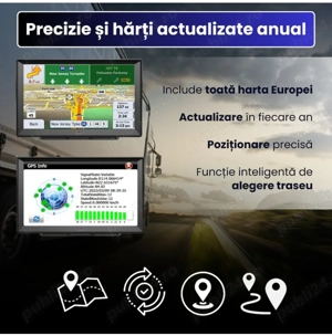 Navigatii GPS 7"GPS iGO Primo GPS Truck GPS TIR Camion GPS Autocar GPS full Europa 2025  - imagine 4