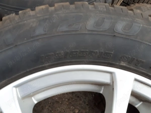 Vand anvelope iarna 195 X 65 x R 15 cu jante  aproape noi au 2 ani de la achizitionare! - imagine 4
