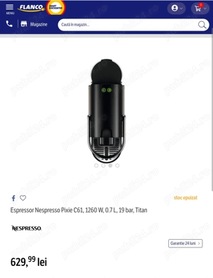 Vand Nespresso type C61