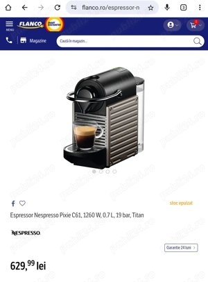 Vand Nespresso type C61 - imagine 2