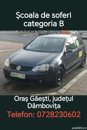 Scoala de soferi cat B