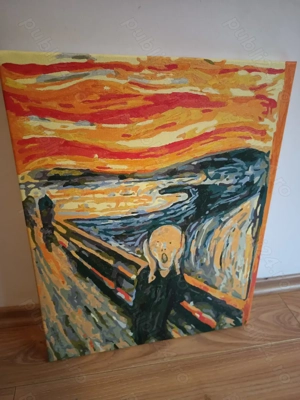 Tablou reproducere pictura celebră" Țipătul"(The Scream)-E. Munch Tipatul