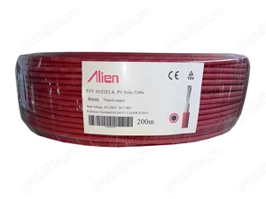 Cablu solar 6mm2 cupru rola 200m rosu