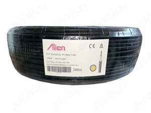 Cablu solar 6mm2 cupru rola 200m negru