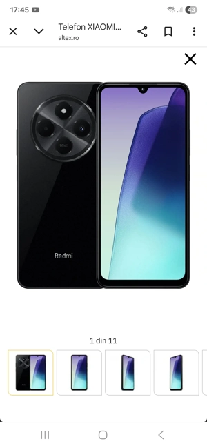 Telefon mobil Xiaomi Redmi 14C, 4GB RAM, 128GB, Midnight Black