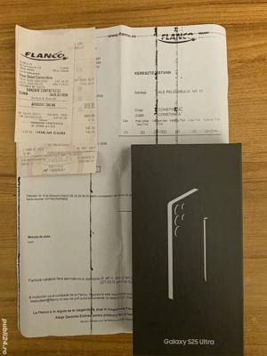 Telefon mobil Samsung Galaxy S25 Ultra, Dual SIM, 12GB RAM, 512GB, 5G, Titanium Black