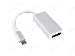 Cablu adaptor Tip C la DisplayPort