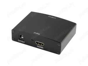 Convertor HDMI la VGA+audio