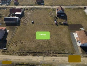 Teren intravilan de închiriat în Curtici, județul Arad  500 mp, cu toate utilitățile, în cartier nou