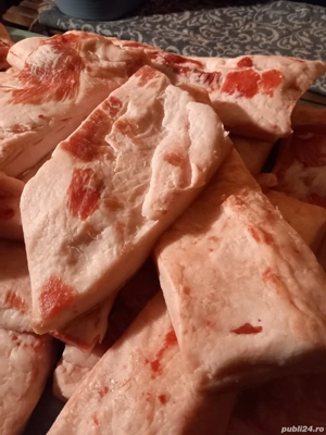 Vand slanina proaspătă de porc de casa 