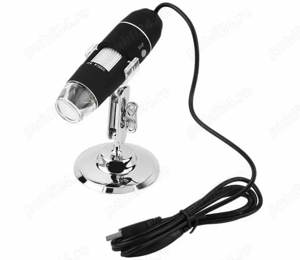 Microscop digital cu zoom si iluminare USB 1000x