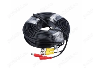 Cablu camera semnal+alimentare 20m 30m 50m
